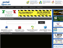 Tablet Screenshot of portalleganes.com